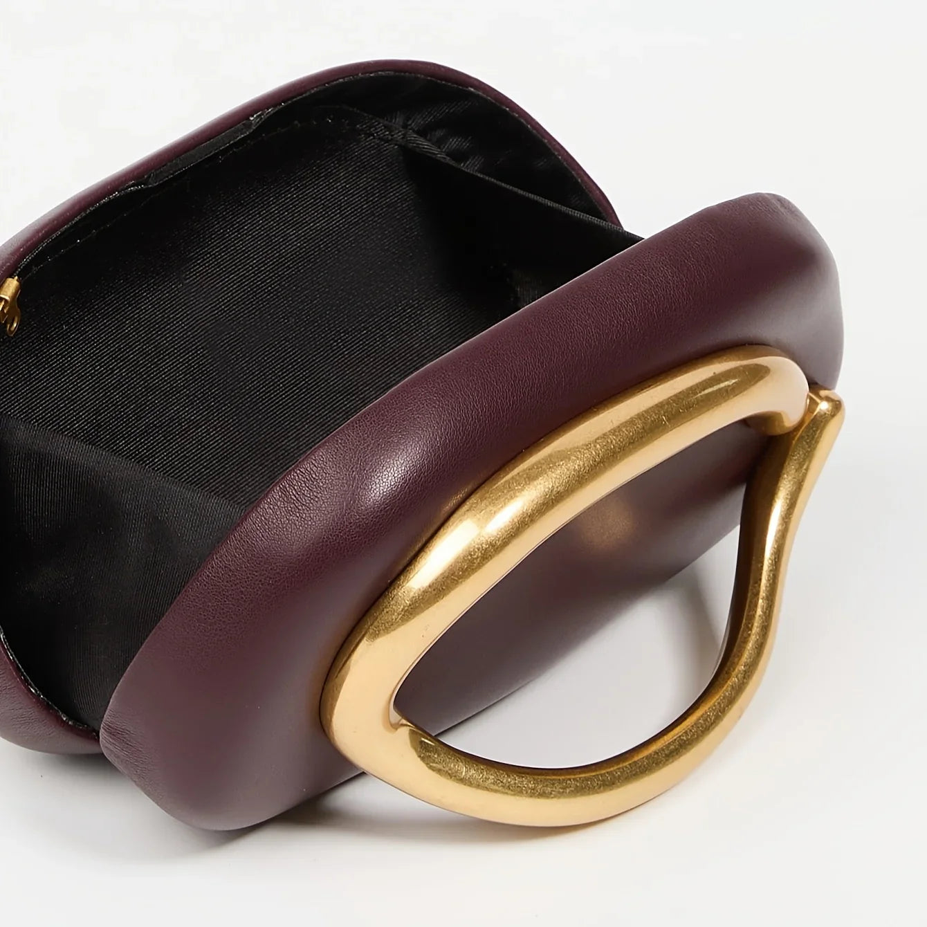 Gold Closure Clutch Bag