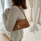 PU Saddle Shoulder Bag