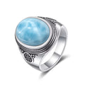 Intgem Labradorite Moonstone Ring