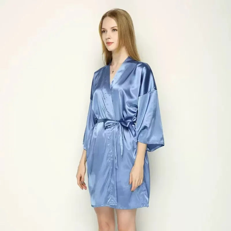 Personalized Satin Bridesmaid Robe