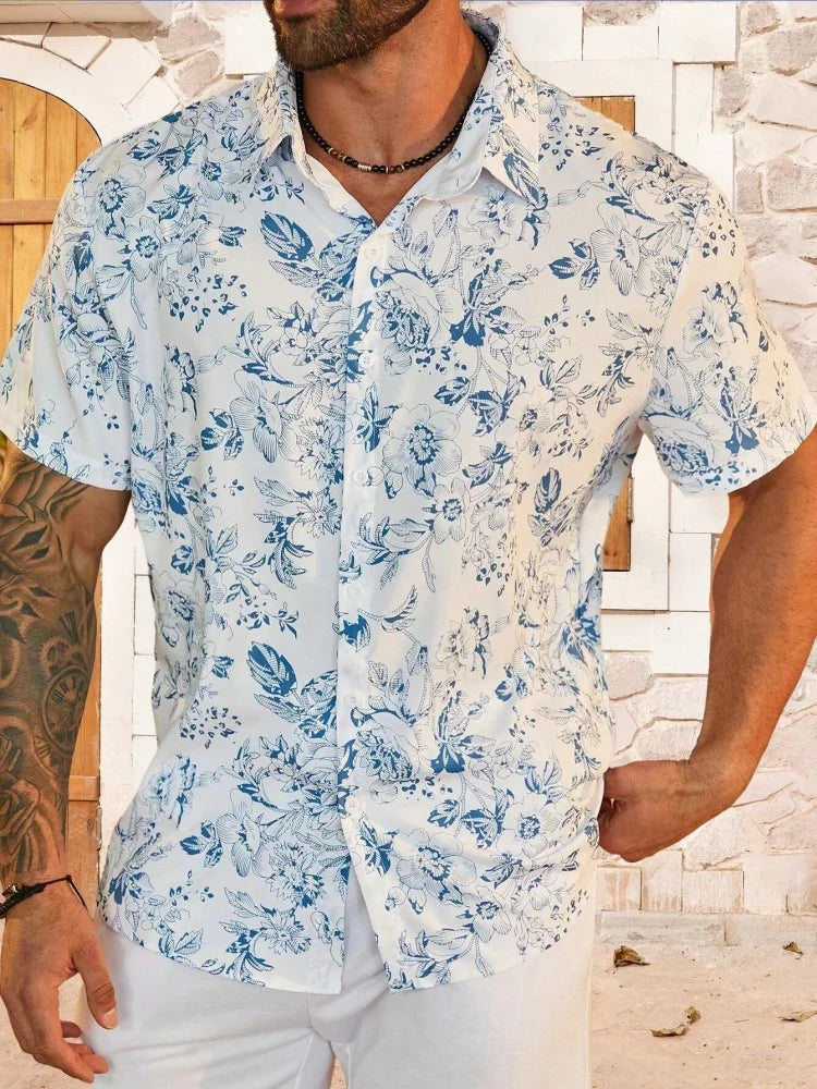 Beach Print Casual Shirt