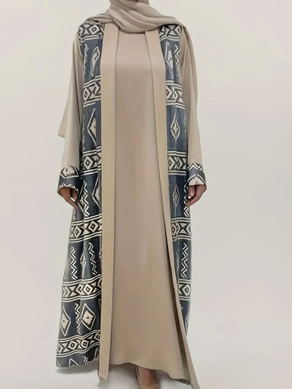 Elegant Floral Embroidered Abaya