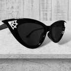 Spiderweb Cat-Eye Sunglasses