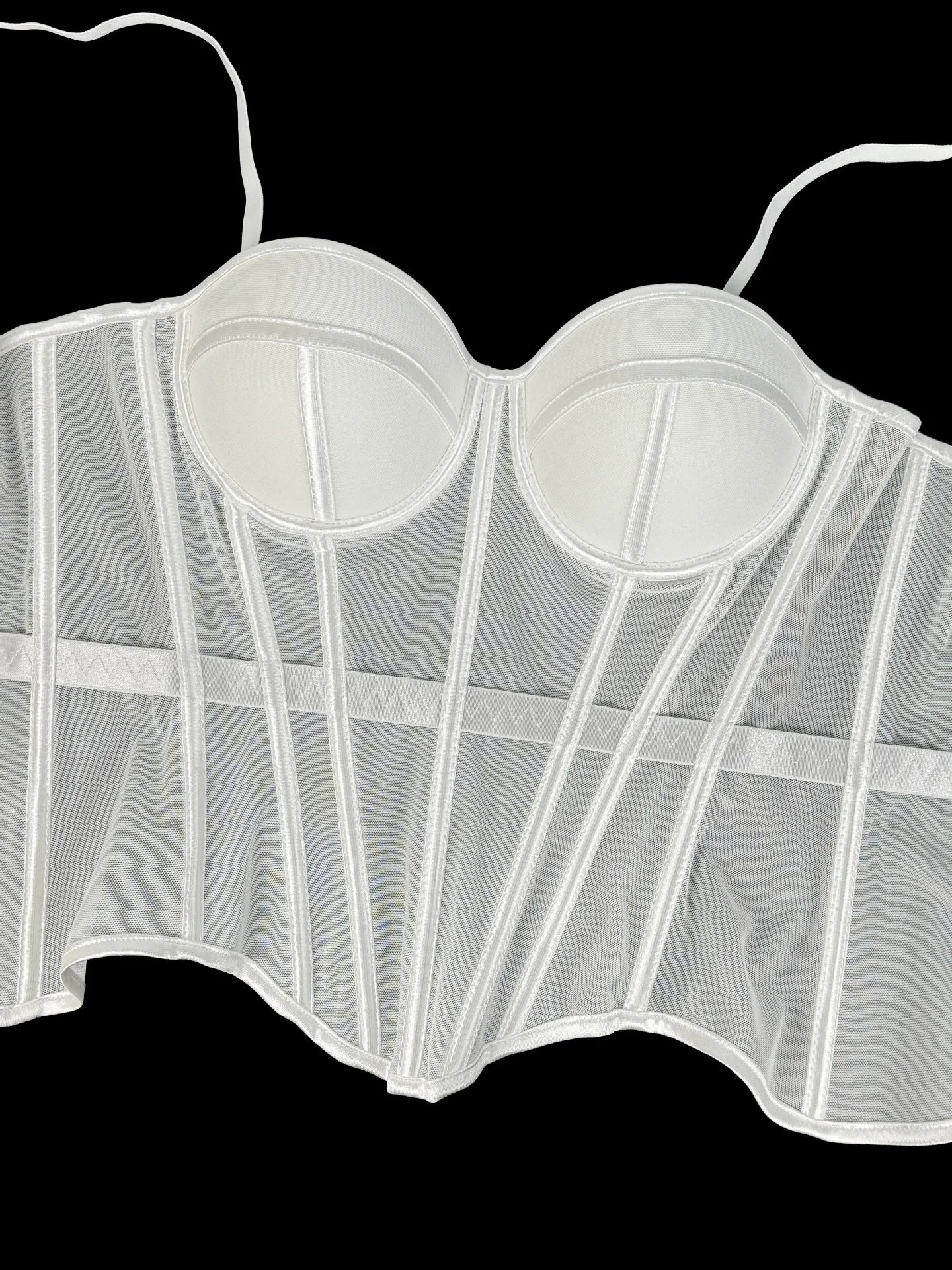 Transparent Mesh Sexy Corset