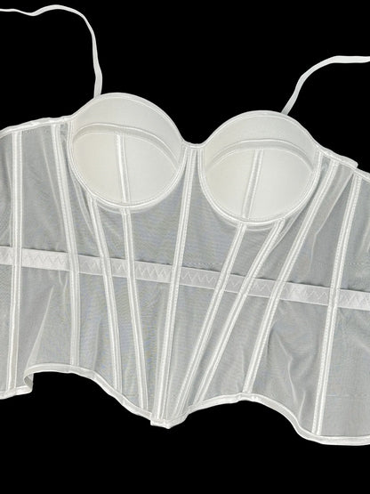 Transparent Mesh Sexy Corset