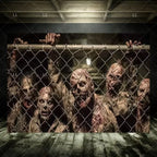 Zombie Explosion Halloween Photography Backdrop