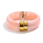 Acrylic Gold Bangle Set