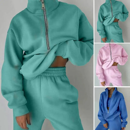 Loose Two-Piece Tracksuit Set