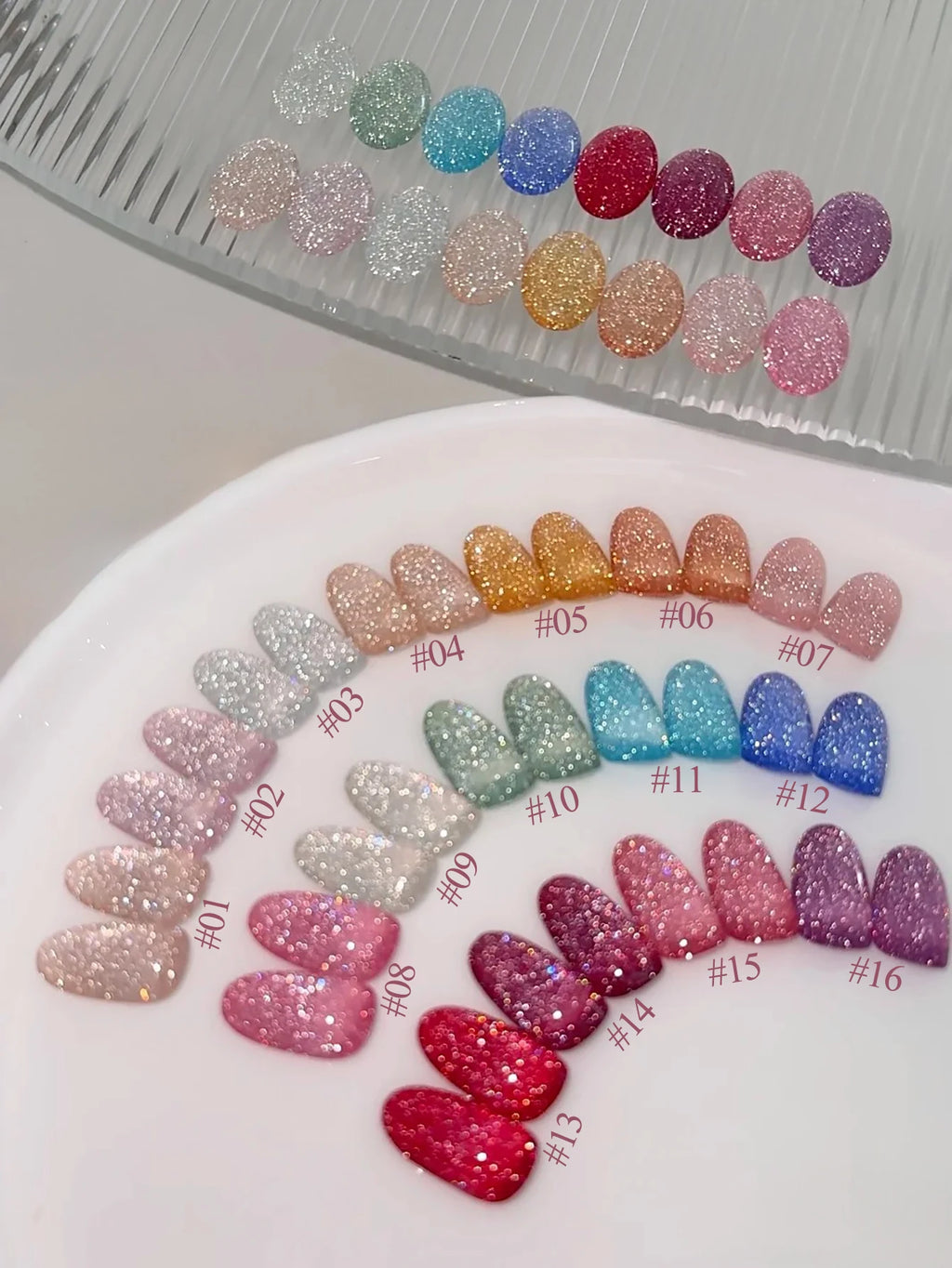 SHAKA 9-Color White Nails Star