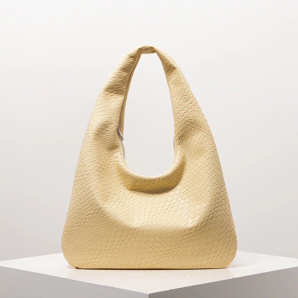 PU Half Moon Shoulder Bag