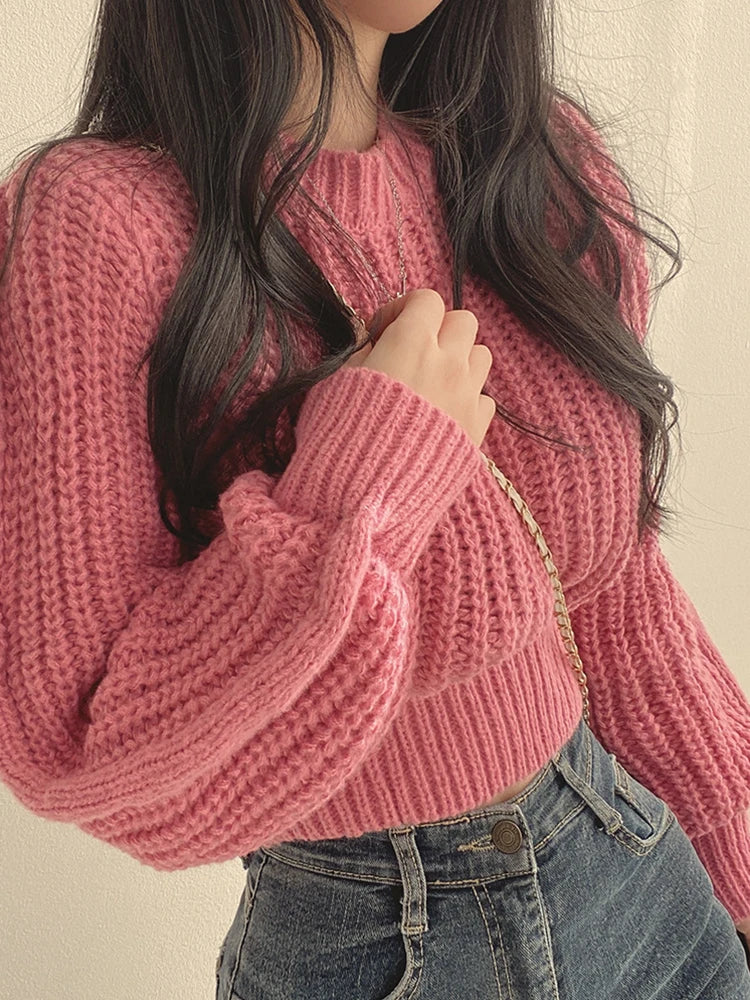 Loose Lantern Sleeve Sweater
