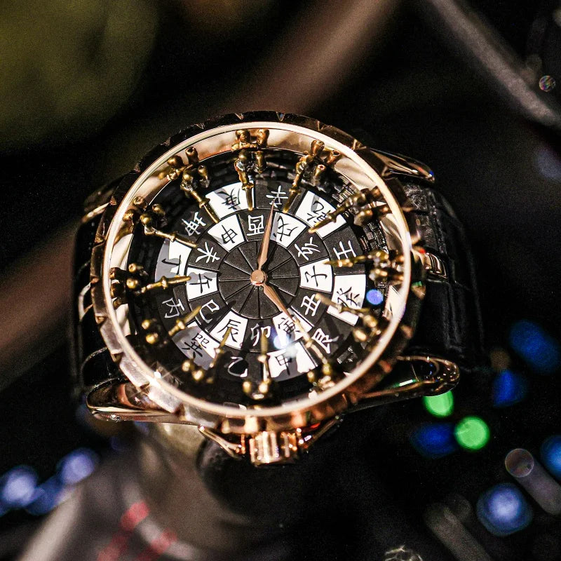 CILOA Round Table Leather Watch