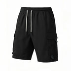 Flap Cargo Drawstring Shorts