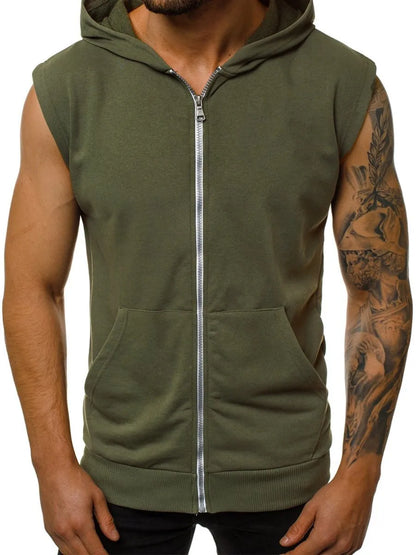 Summer Slim Hooded Vest