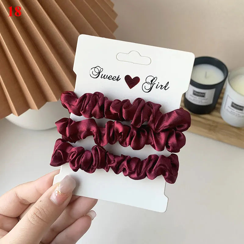Satin Scrunchie Set