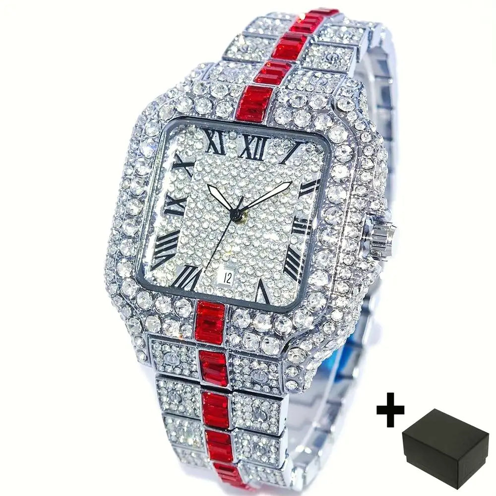 Iced Out Diamond Watch