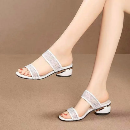 Square Head Summer Sandals