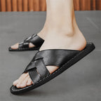 Handmade Leather Beach Slippers
