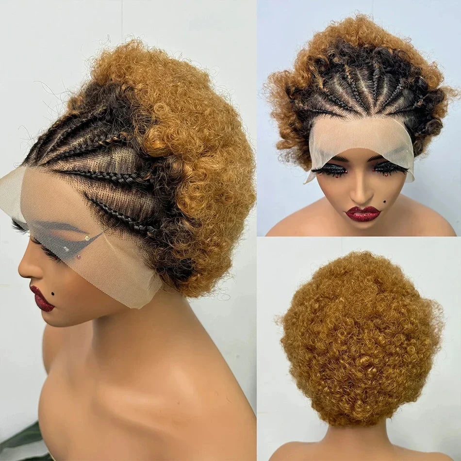 Short Afro Curly Wig