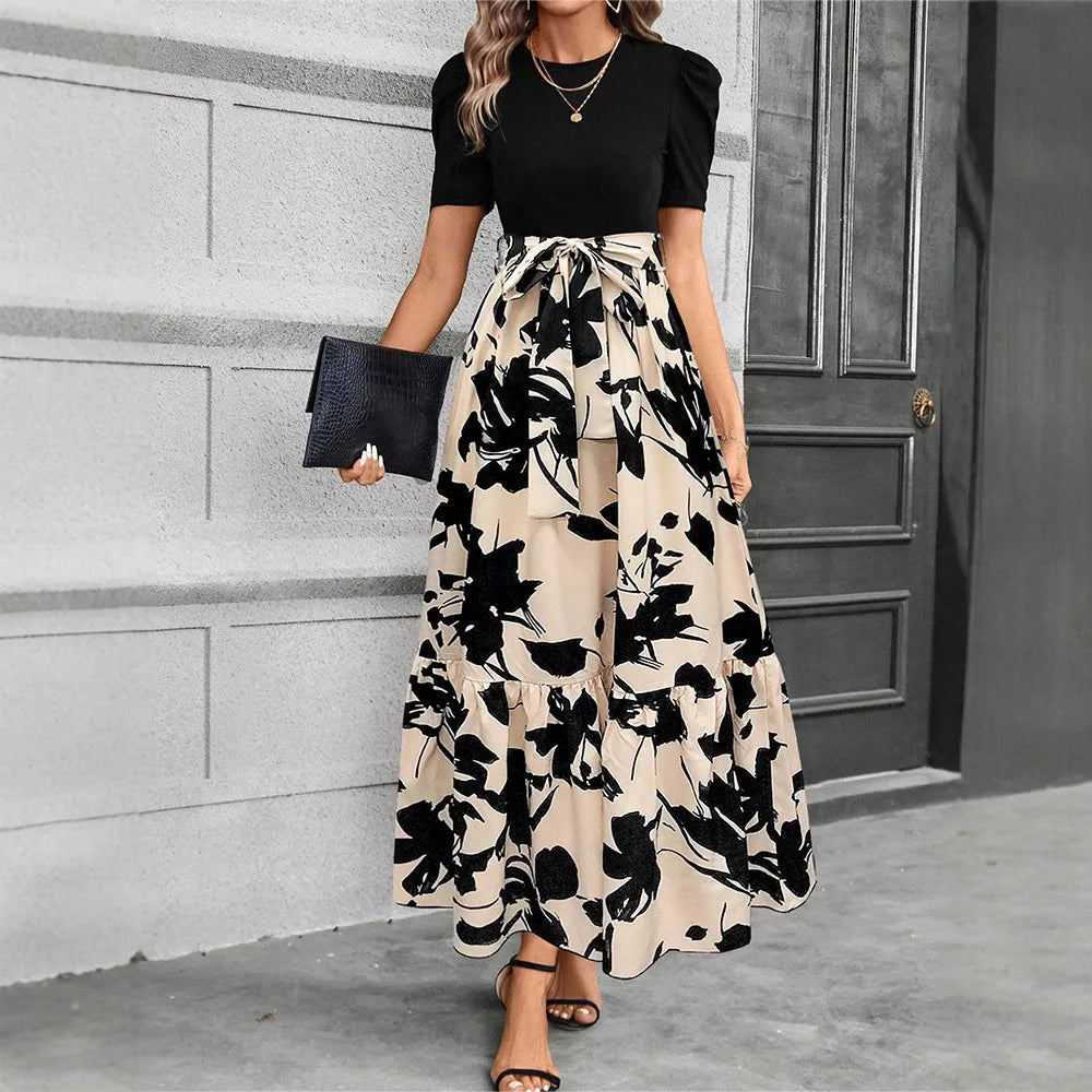 Elegant Floral Maxi Dress