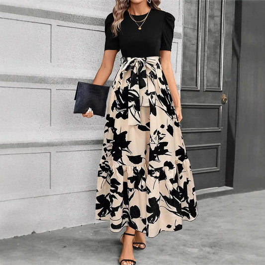 Elegant Floral Maxi Dress