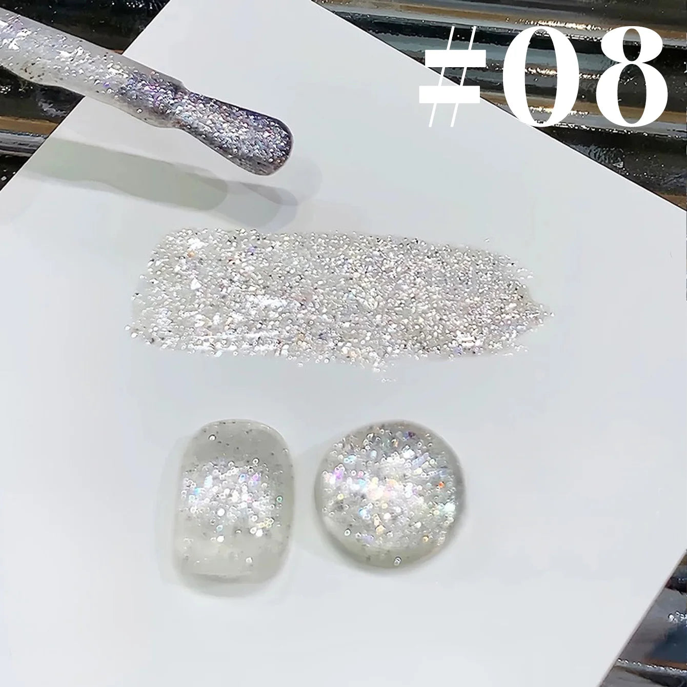 SHAKA 9-Color White Nails Star