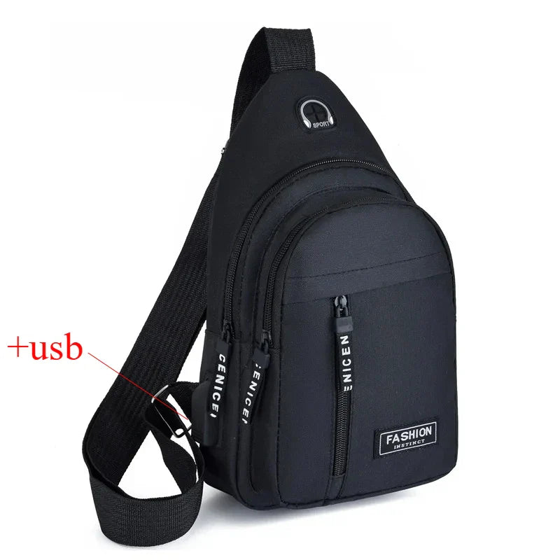 Multifunctional Men's Chest Bag