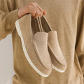Suede Leather Driving Loafers