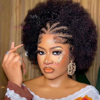 Short Afro Curly Wig
