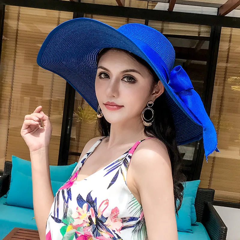 Foldable Summer Straw Hat