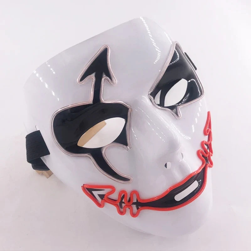Glowing EL Wire Party Mask