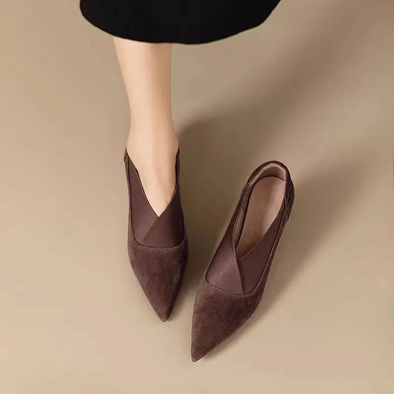 Elegant Pointed Heel Pumps