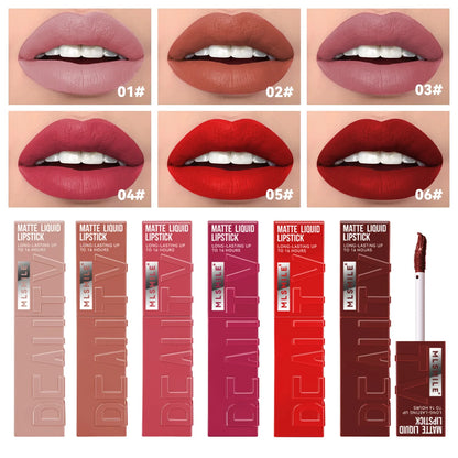 6 Colors Nude Matte Lip Gloss