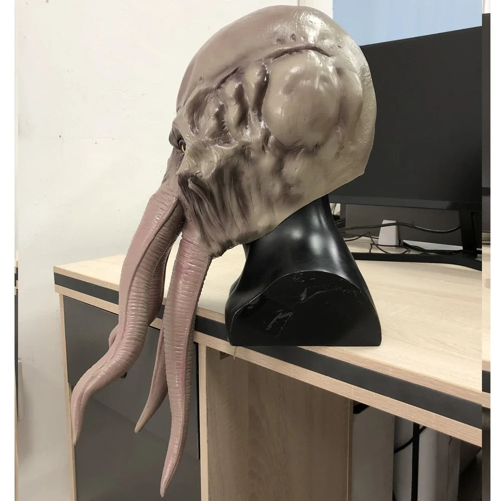 Mind Flayer Latex Cosplay Mask