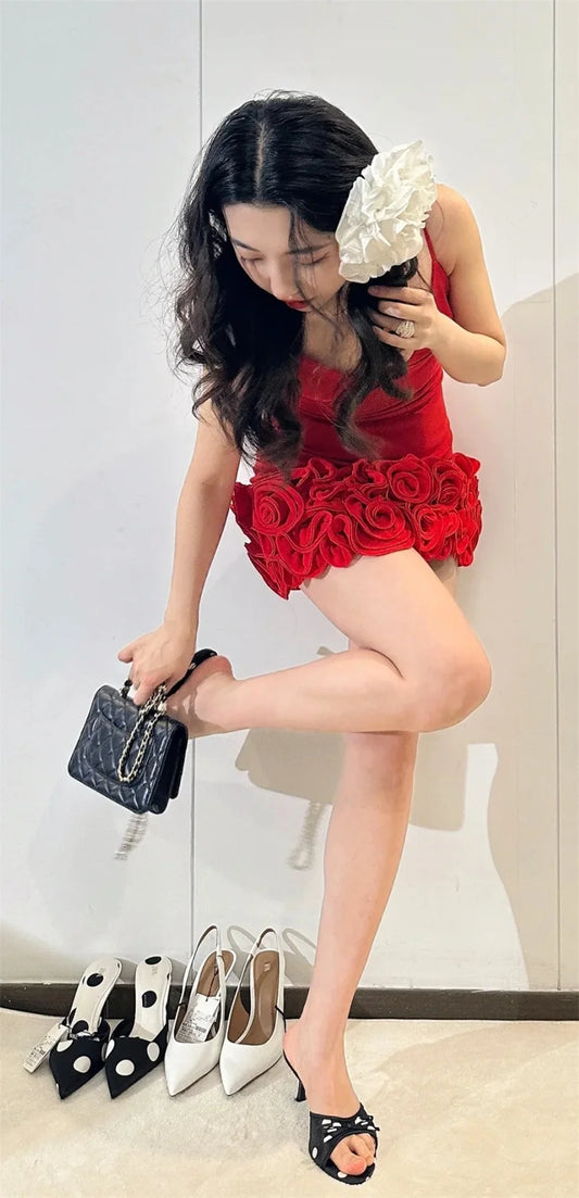 Women's Red Summer Dress