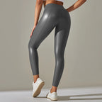 Rooftrellen PU Leather Push-Up Leggings