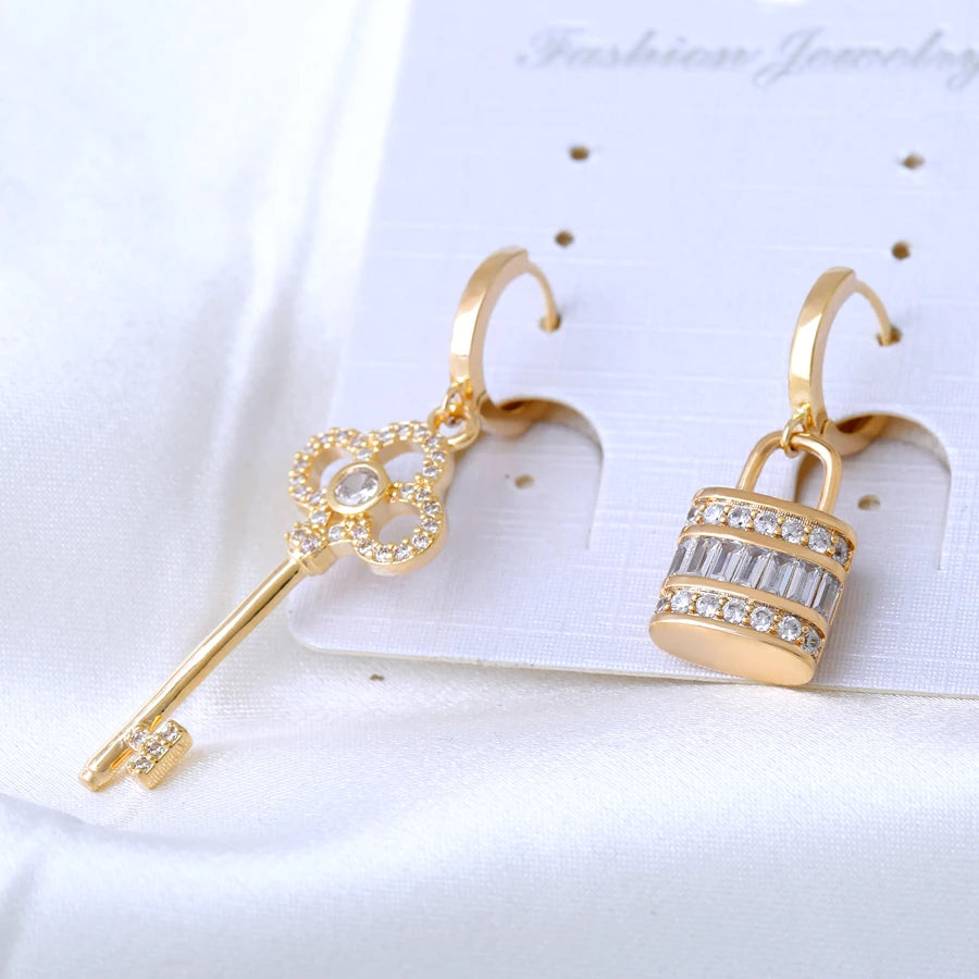 Key and Lock Earrings
