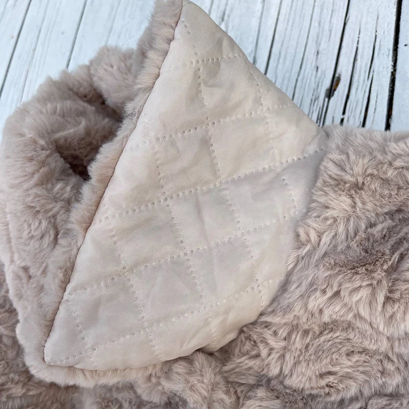 Women's Plush Faux Fur Jacket