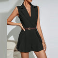 Solid Streetwear Playsuit