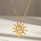 Beaded Pendant Chain Necklace