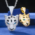 Moissanite Leopard Pendant Necklace
