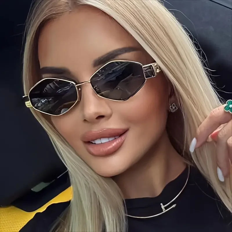 Vintage Punk Round Sunglasses