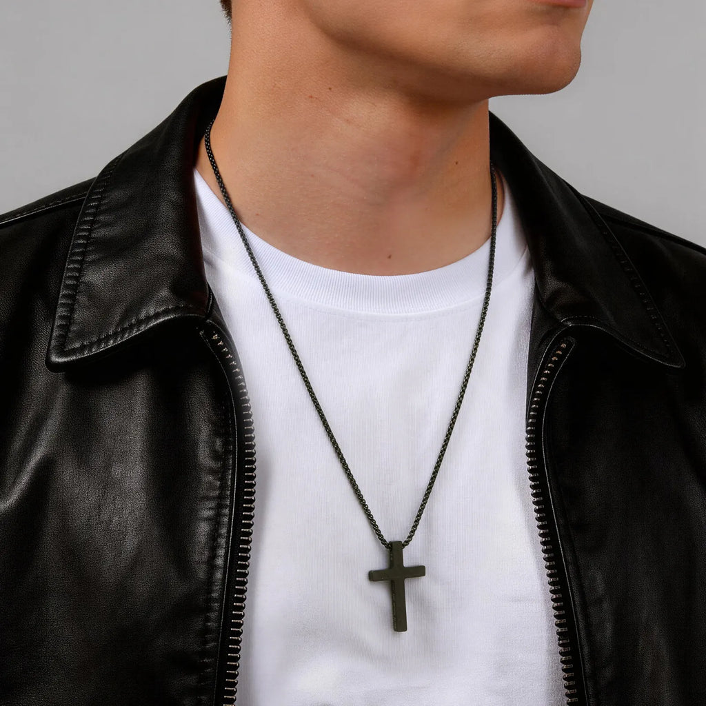 Vnox Cross Pendant Necklace