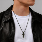 Vnox Cross Pendant Necklace