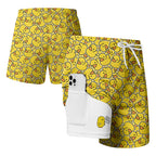 Duck Print Quick-Dry Swim Trunks