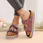 Roman Wedge Summer Sandals
