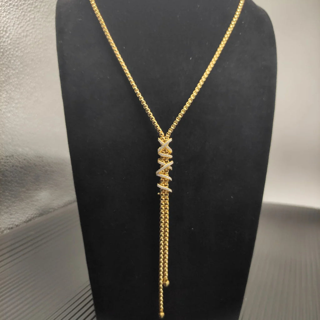 Sterling Silver Tassel Pendant Necklace