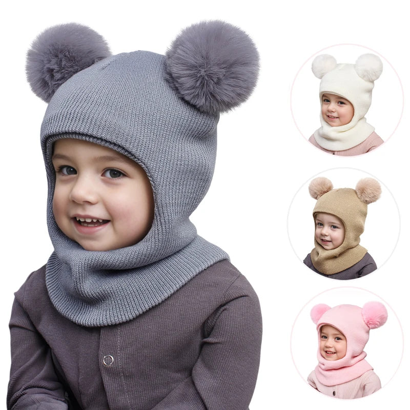 Winter Kids Knitted Beanie