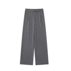 High Waist Straight Casual Pants
