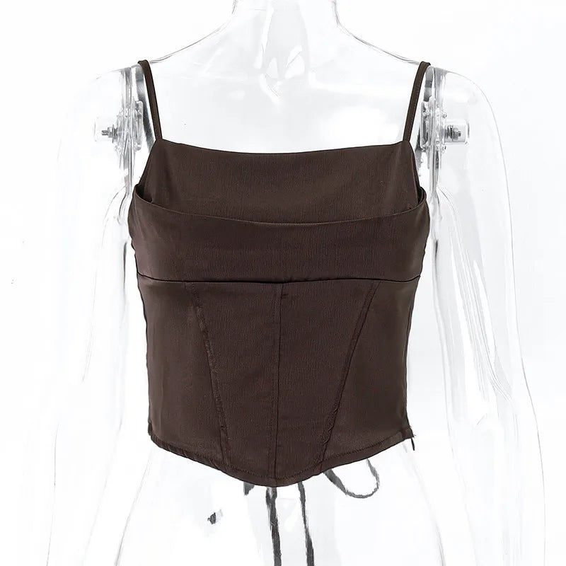 Stylish Backless Tank Top